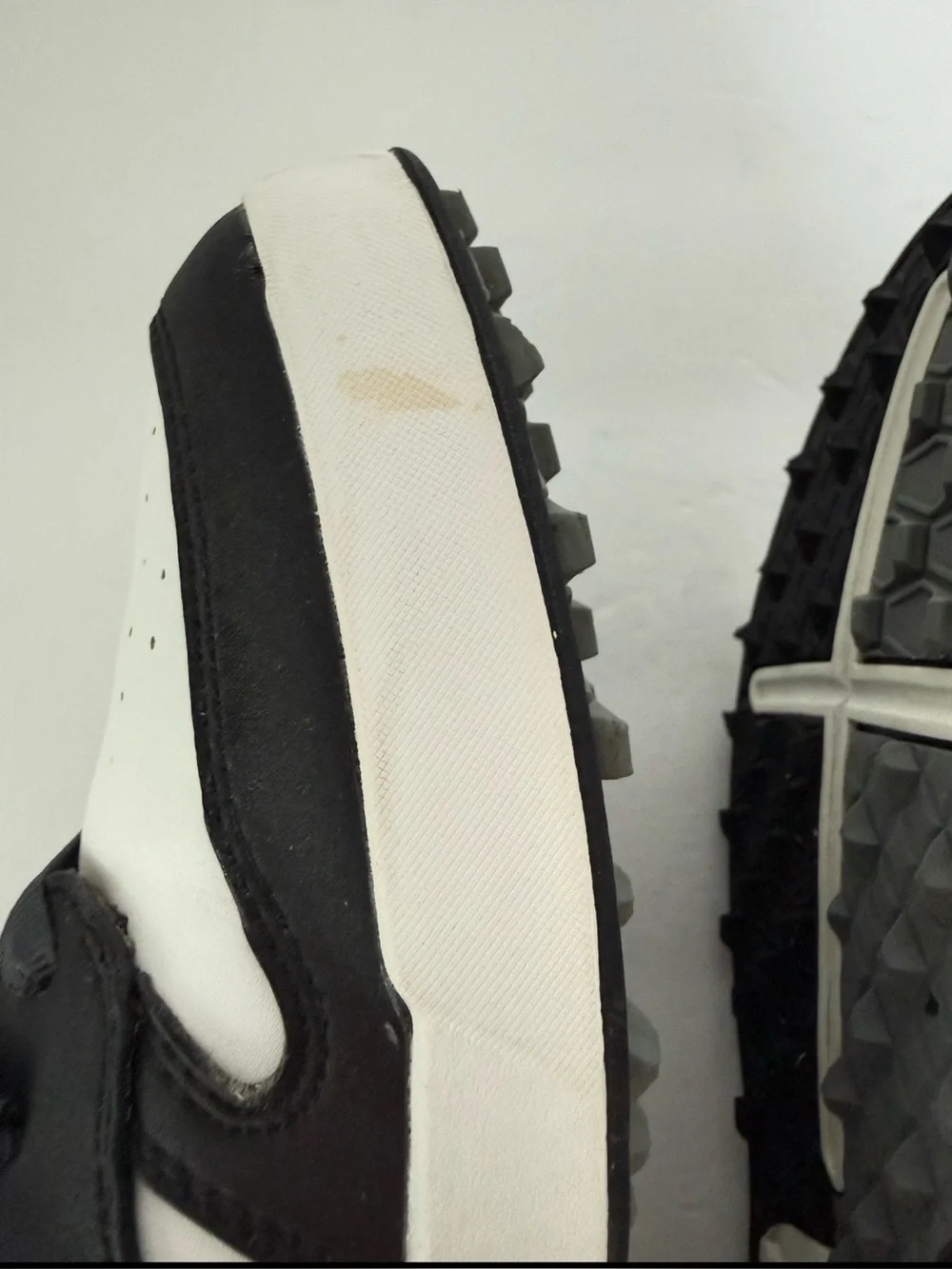New Balance 480 Golf SL Spikeless Golf Shoes Black White Men’s Sz 12 Waterproof